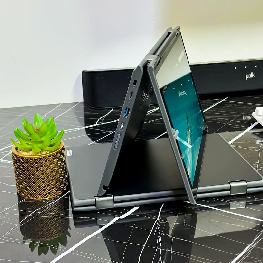 Lenovo 100e Chromebook โ Back View