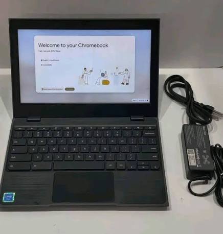 Lenovo 100e Chromebook — Back View
